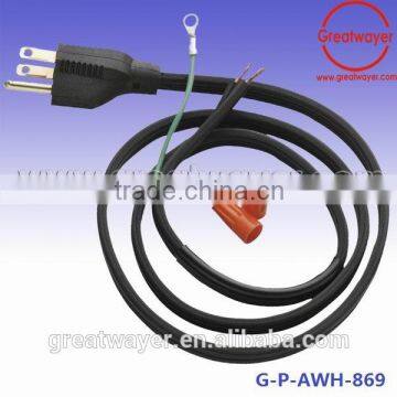 10A 250V ac power cord 3 pin cable