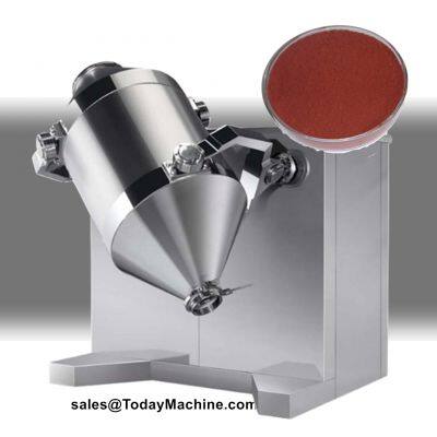 Stainless Steel 3D Dry Chemical Powder Mixer Blender Machine