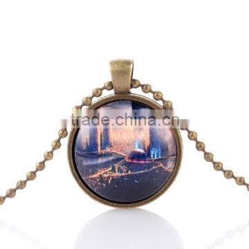 Wholesale Unique Design Vintage Bronze Time Machine Pendants Steampunk Necklace Cheap Price photo-6