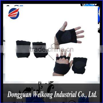 NEOPRENE GYM EQUIPMENT WEIGHT LIFTING OPEN FINGER STRAP GLOVE