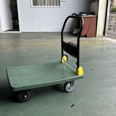 Electric handcart  Smart remote control flatbed truck  Handcart