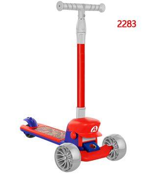 Children's Scooters Children's 3-wheel Music Glowing Folding Toys, Outdoor Sliding Sports, Boys and Girls Kids Kick