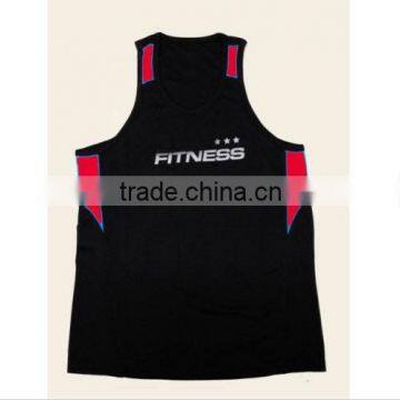 Girl's fashion design dryfit gym fitness singlet