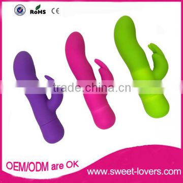 High-Grade 10 Modes G Spot Rabbit Vibrator Silicone Rotation Shake Sex Toys for Women