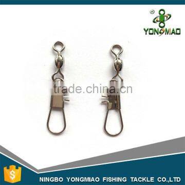 Crane swivel with interlock snap free fishing tackle samples