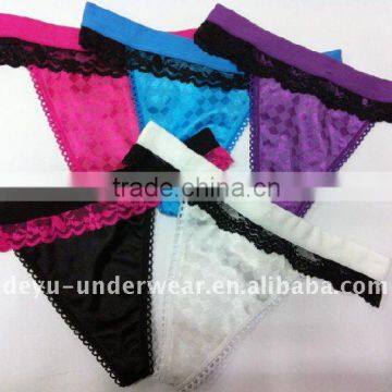 0.59USD Top High Quality New Hot Sexy Ladies Satin G-String(gddzk024)