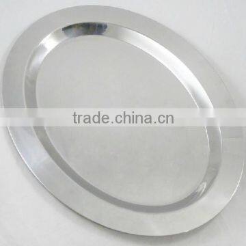 Stainless steel oval dish plate Mirror polish