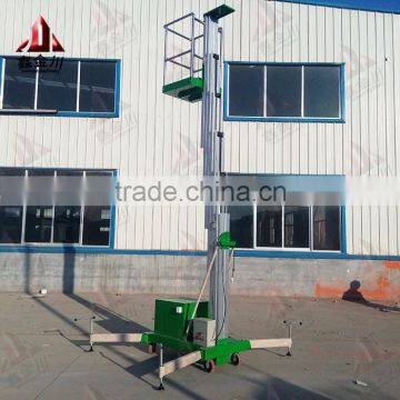 mobile hydraulic telescopic protable lift work platform/single mast aluminum alloy man lift platform                        
                                                Quality Choice