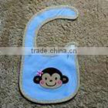 waterproof baby bib plastic back