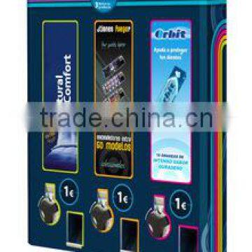 Condom, Chewing and Lighters Vending Machine 3 Channels UNIBLOCK 3