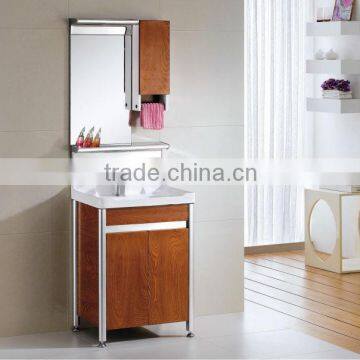 Wall mount wholesale simple style bathroom China basin and cabinet