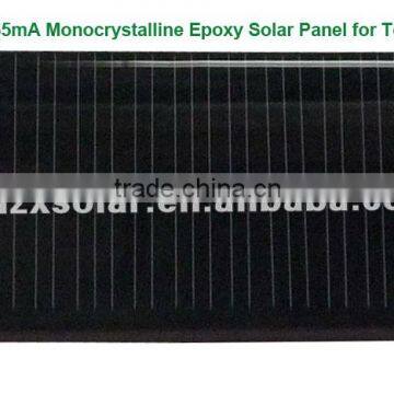 5.5V 65mA Monocrystalline Epoxy Solar Panel for Toy