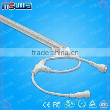 One side Power Length 1200mm Beam angle 240 degree T8 V shape Led Cooler lamp