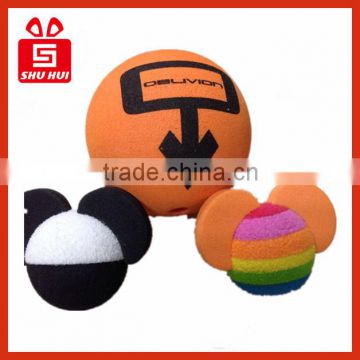 Mini world map pu ball pu stress ball with world map printing pu foam ball