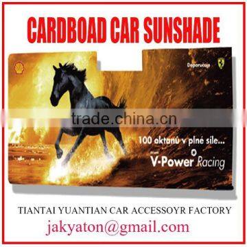 car sunshade of cardboard,sunshade,sun visor,car sun visor car accessories