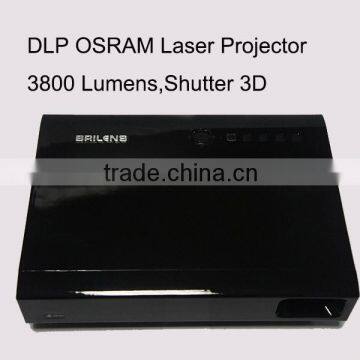 Newest 3800 lumens DLP Laser projector HD,power consumption of projector