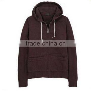 custom high quality men zipper pocket hoodie wholesale