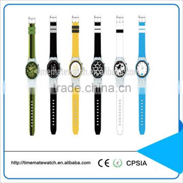 silicone digital watch, newest design kids watch, 7 colors flashing light watch