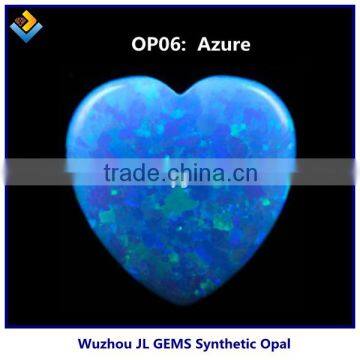 Heart Shape Double Cabochon Cut Opal gemstones For Jewelry