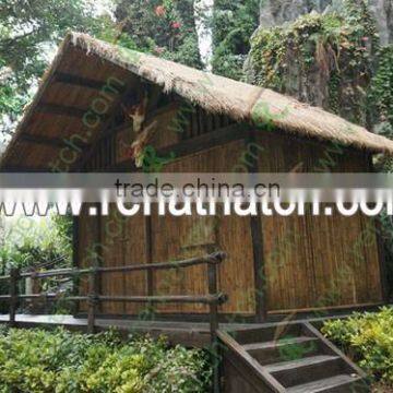 Cheap plastic synthetic thatch roofing house