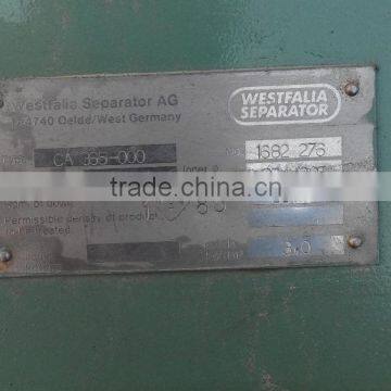 Used Second-hand Westfalia Separator CA365-000 photo-4