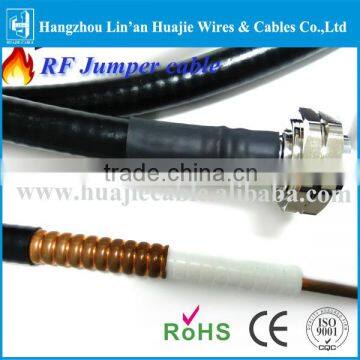 PE forming low loss 1/2 rf jumper cable