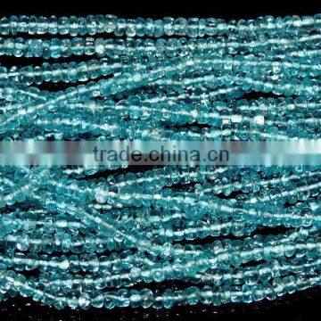 Apatite Smooth Roundel Beads