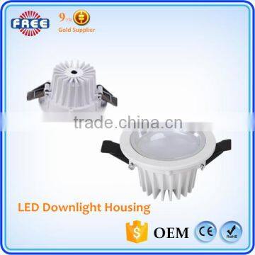 Freecom New design 3W-40W COB die cast aluminum led Downlight Housing
