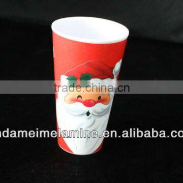 Christmas santa printing melamine cups and mugs