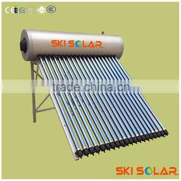 pressure system evacuated tube pressurized solar water heaters