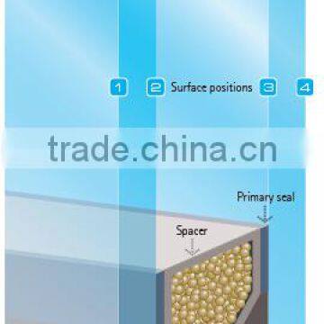 best price insulated low e glass colored window glass