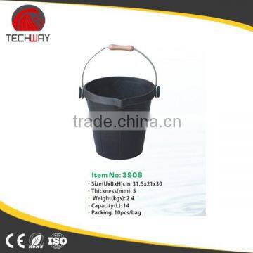Contruction Rubber Bucket,strong Rubber Pail With Lip photo-4