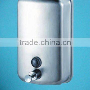 Stainless steel soap and shampoo dispensers