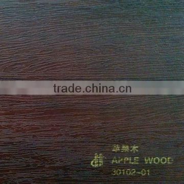 apple wood grain pvc film/pvc foil for furniture