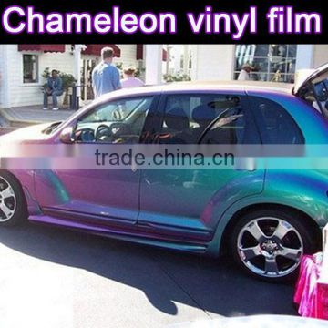 chameleon car wrap film with air free bubbles for car body wrap