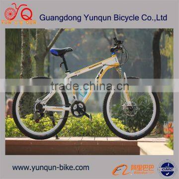 2015 nice design fashionable 26inch mountain bike 21speed f/r disc brake