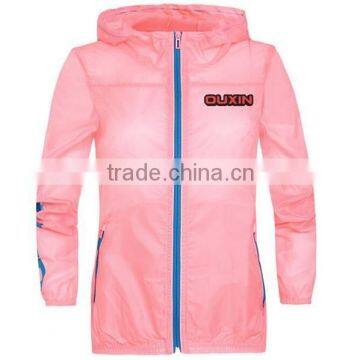 high quality china wholesale custom women waterproof polyester windbreaker jacket