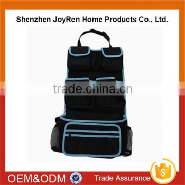 Hot-selling Car Accessory 600D Car Back Seat Qrganizer Storage Bag