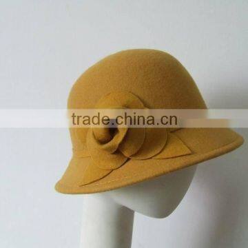 Fashion wool felt hat for lady