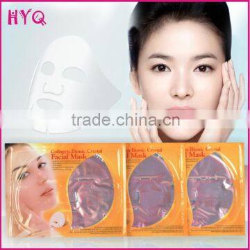 Skin care New Pink Collagen Crystal Facial Mask Whitening and Moisturizing and Anti-Aging Face Mask