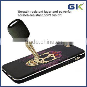 [GGIT] Cool 3D Skull Design 2 in 1 TPU+PC Cover For IPhone 6 Phone Case photo-3