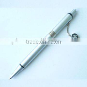 Metal ballpoint pen with magnetic stamp logo for promotion