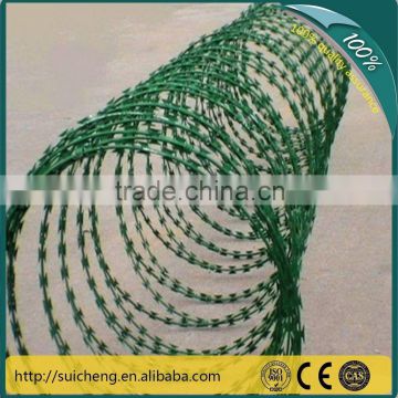 razor blade wire/plastic razor blade wire/concertina razor blade wire(Guangzhou Factory)