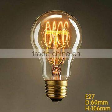 Antique Bedside Lamp New Retro Bulb