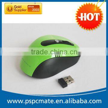 Wireless Mouse,2.4Ghz Wireless Optical Mouse with Nano USB Receiver,4 Buttons, 3 Adjustable DPI Level (1000/1500/2000)