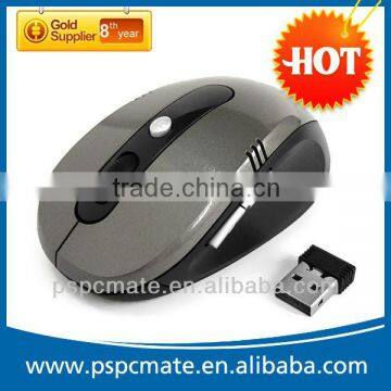 PS-M0078 Best selling Wireless Optical mouse mice with black gifts box for windows vista Mac Promotion!!!