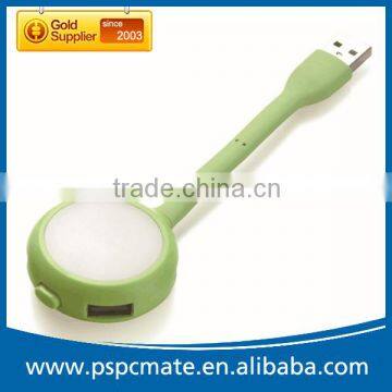 Innovative Gift Flexible 4 Port USB 2.0 HUB With LED Lamp photo-4