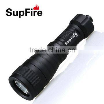 900lm supfire D4 diving rechargeable LED flashlight