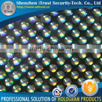 BOPP PET custom seamless holographic pattern hologram film for lamination offset                        
                                                Quality Choice