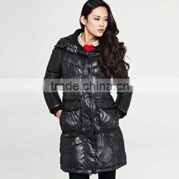 Wholesale overcoat for women, goose down long coat,women winter coat,moto jacket